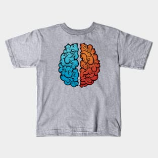 Cats in my Brain - Cute Colorful Kitty Cats Kids T-Shirt